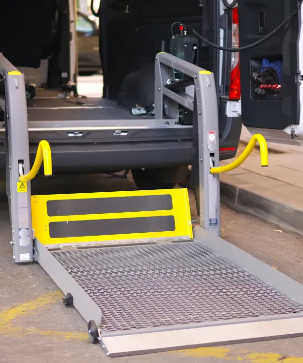 Wheelchair medical transport in Glendale CA with lift-equipped vehicle